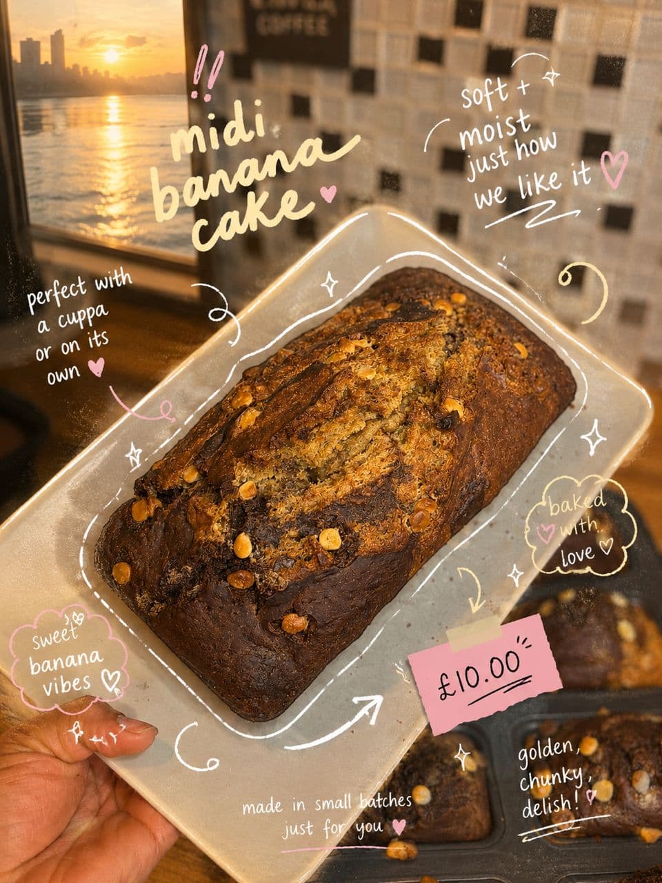 Mutiee Bakes midi banana cake